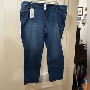 NWT Lane Bryant Seven7 Limited Edition Dark Wash Straight Leg Jeans Size 26